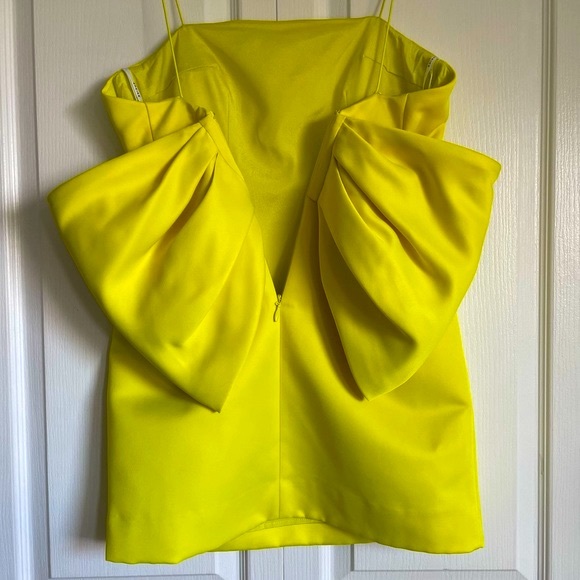 SHEIKE Women’s Amy Bow Back Dress in Citrus - Size US 4 (AU 8) - Picture 13 of 13